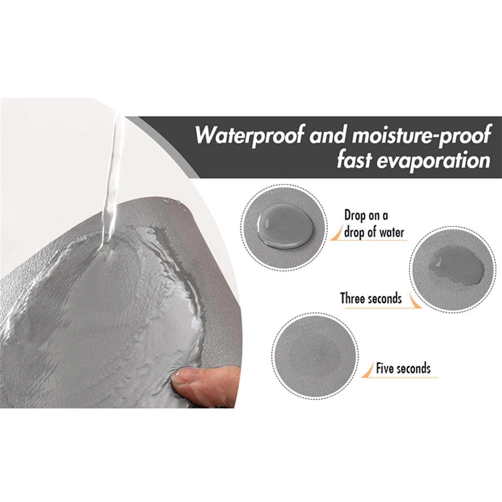 GIBZ Waterproof Pet Feeding Mat – Instant Dry Diatomite Placemat For Dog & Cat Bowls, 11.8x19.6 Inch - View #2
