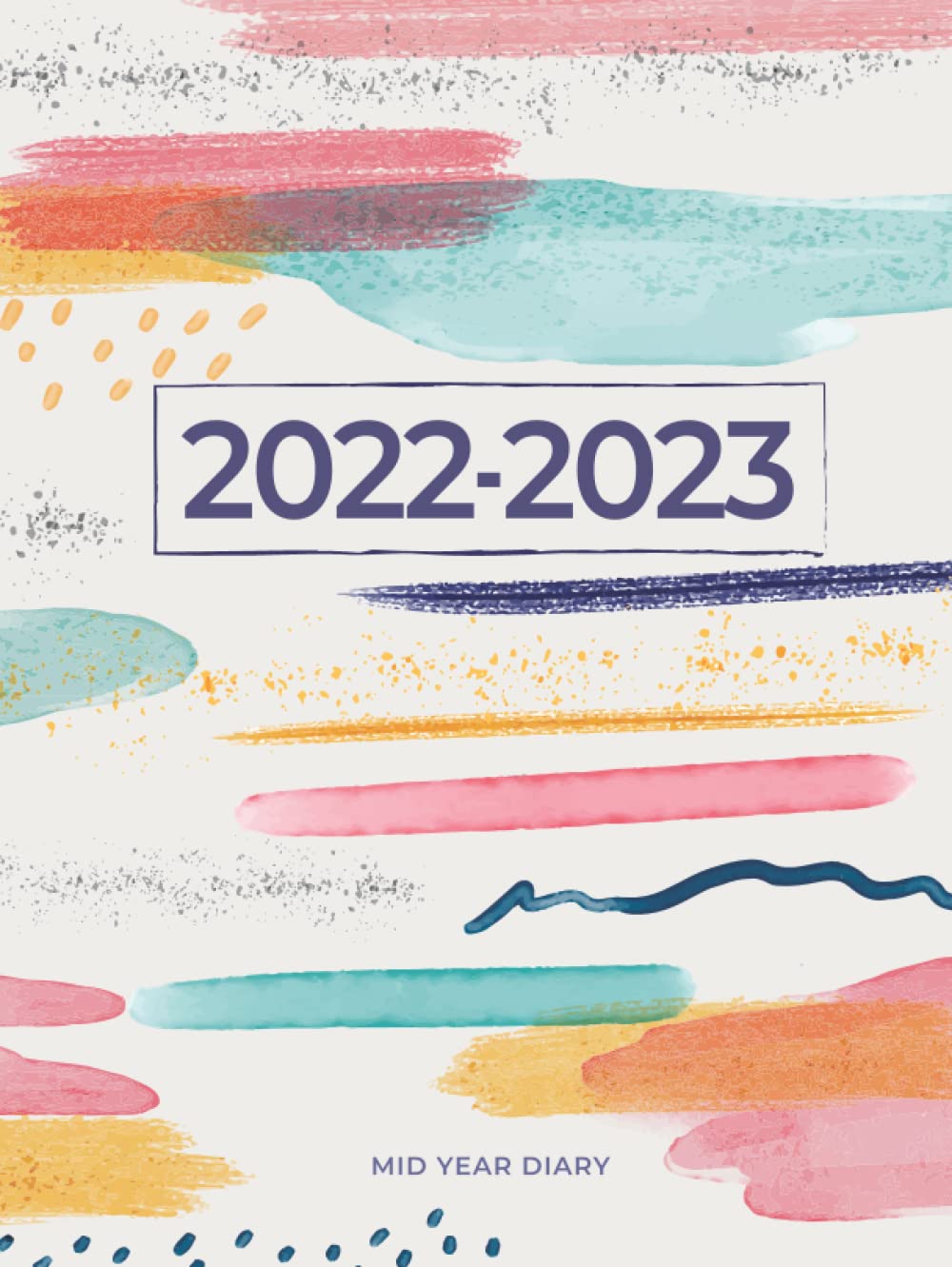 Buy A4 Academic Diary 20222023 Week To View Abstract Watercolour