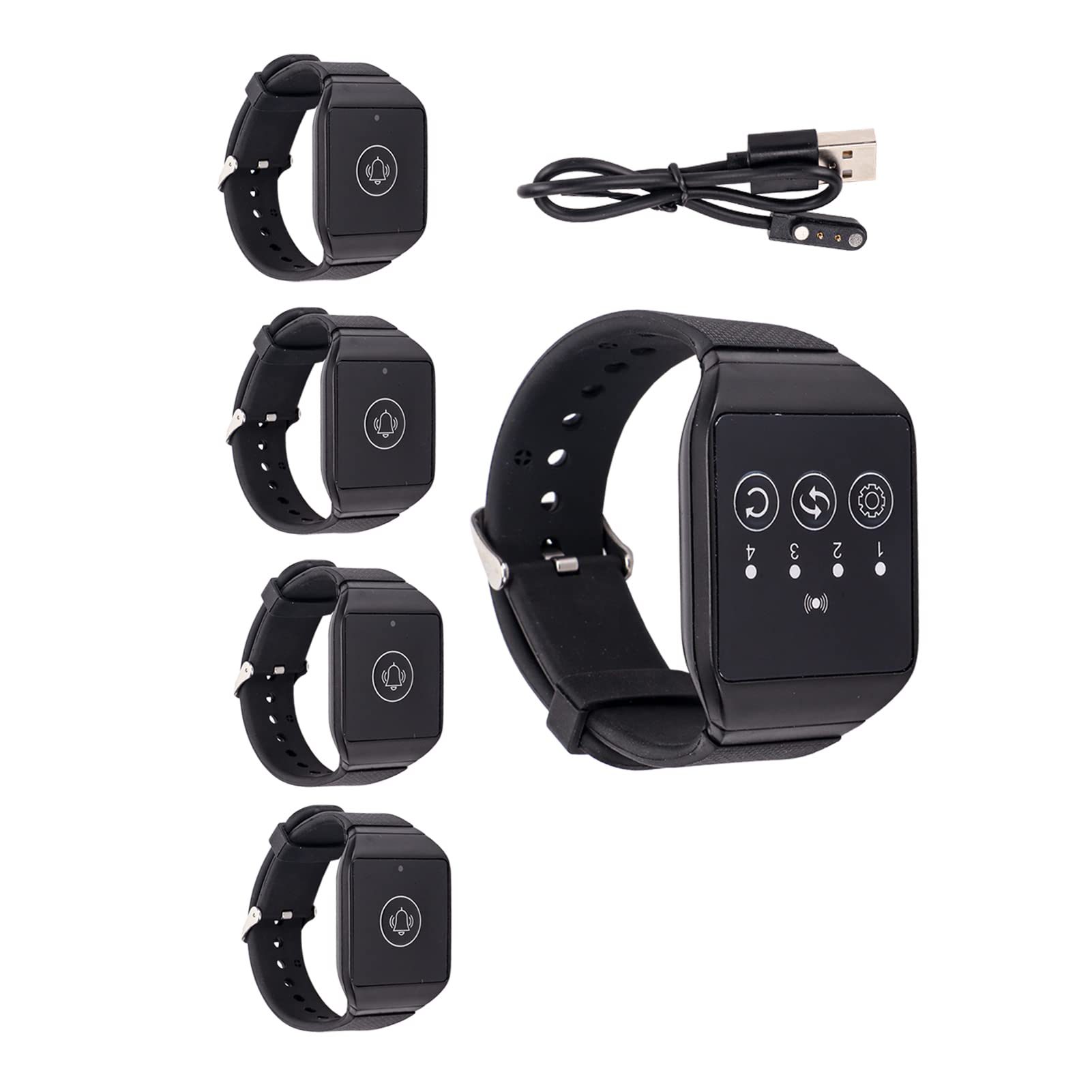 Cercapersone Da Polso Wireless, 433.92 MHz, Impermeabile IPX7 – Per Ristoranti, Case Di Cura, Uffici