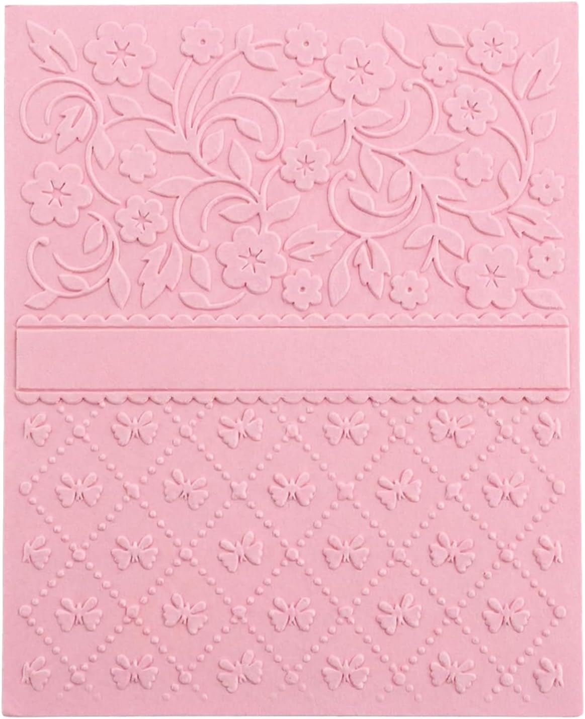 BOHUIZ 3D Plastic Embossing Folder Template, Texture Bow Flowers for Card Making DIY Scrapbooking Paper Handmade Crafts Scrapbooking Arts Supplies Scrapbook Decor