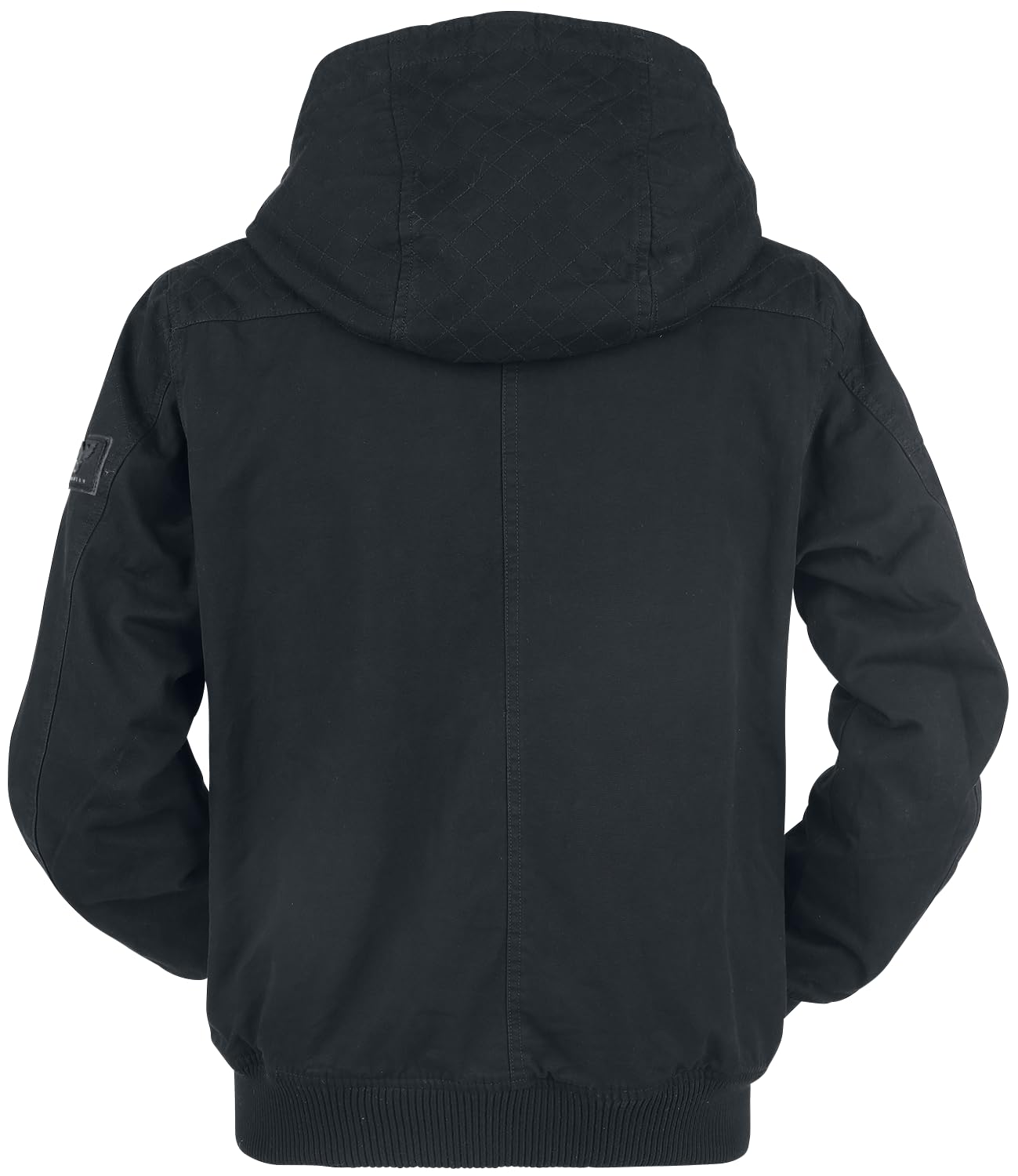 Black Premium by EMP Hombre Chaqueta de invierno negra