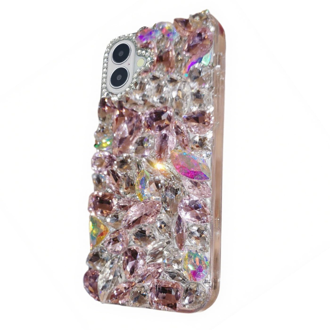 Amazon.com: Pink Diamond Case Compatible for iPhone 16 Plus