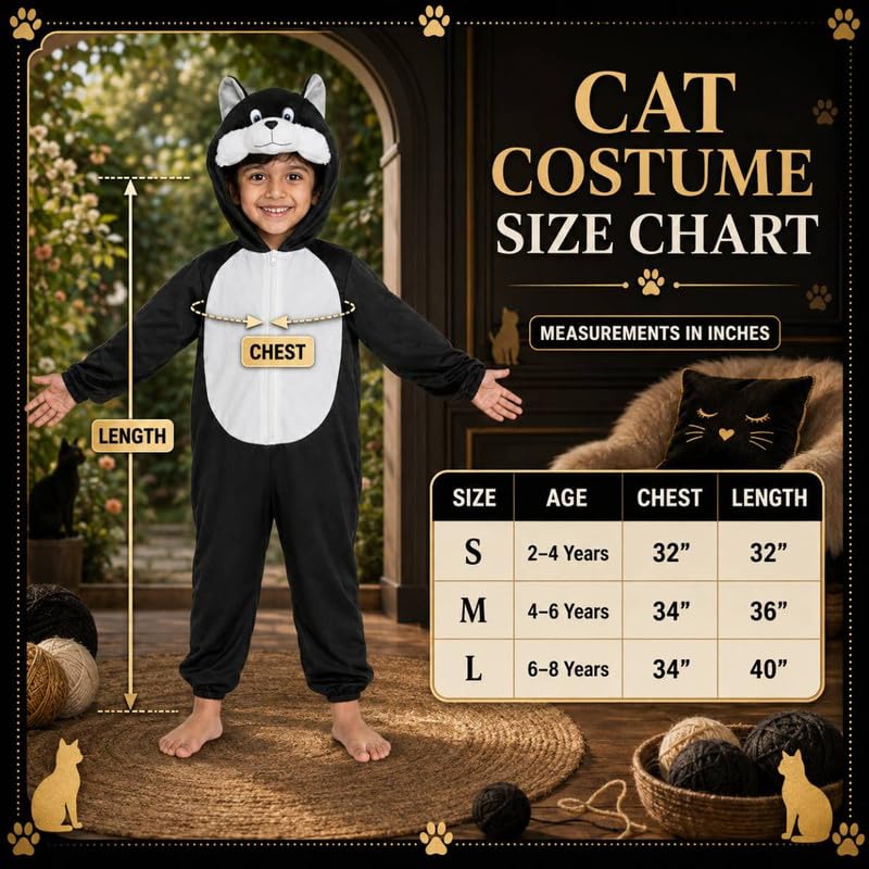 Image of Animal Costume for Kids | Plush Fancy Dress Costume for Boys & Girls |School Fancy Dress, Annual Day, Jungle Theme, Role Play, Halloween & Birthday Party