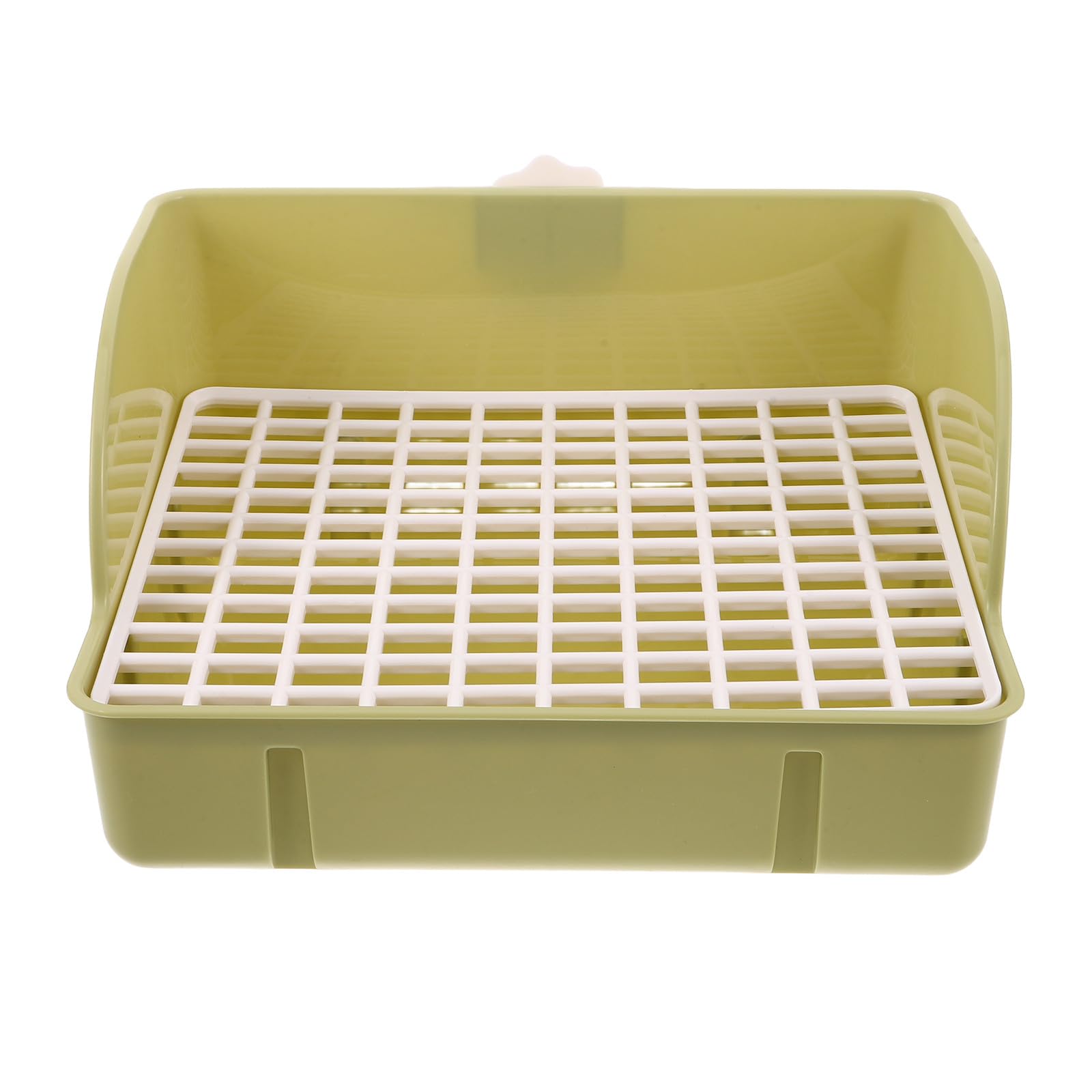 Lettiera per furetti, lettiera per conigli, vasino per cavie, griglia in plastica, lettiera per animali domestici, vassoio per toilette per piccoli animali.