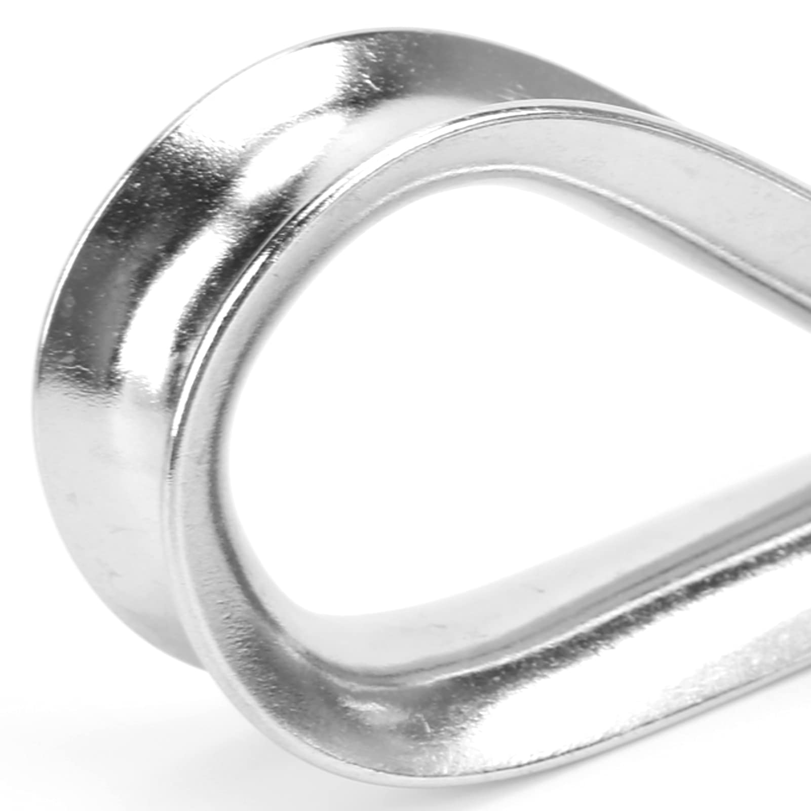 2 Stück 20 Mm M20 Edelstahl-Drahtseil-Kabelkauschen für Rigging- und Hebeanwendungen