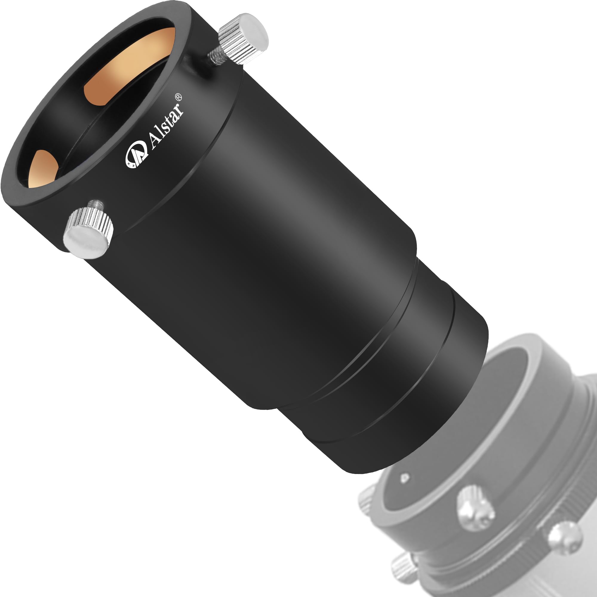 Alstar Telescope Photo Adapter, Telescope Adapter Eyepiece Extension Tube Optical Length 80mm Optical Length, Metal Telescope Accessories Compatible