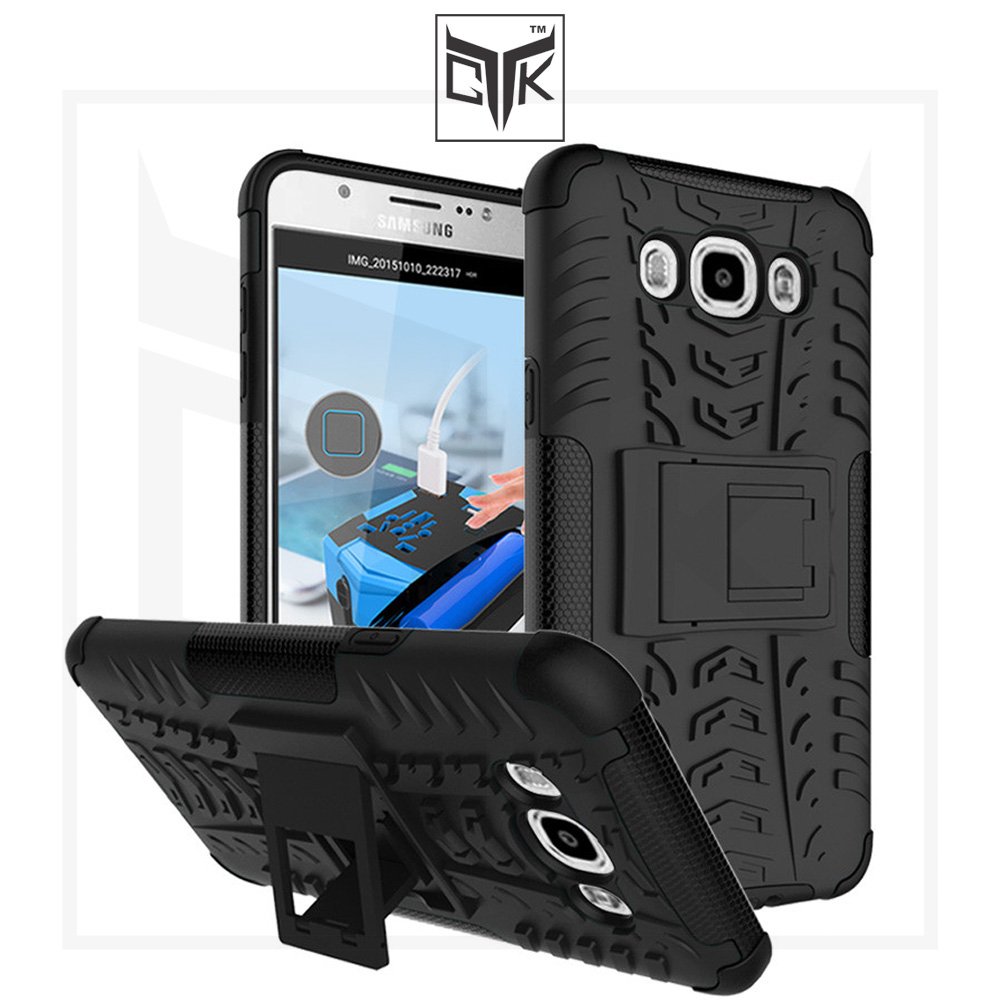 TheGiftKart Tough Hybid Dual Layer Shockproof Armor with Kick Stand