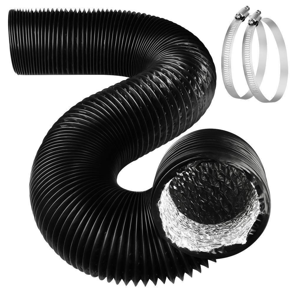 Buy ASIJIA Air Duct Hose, 4 Inch 10 Feet Flexible HVAC Duct, Three