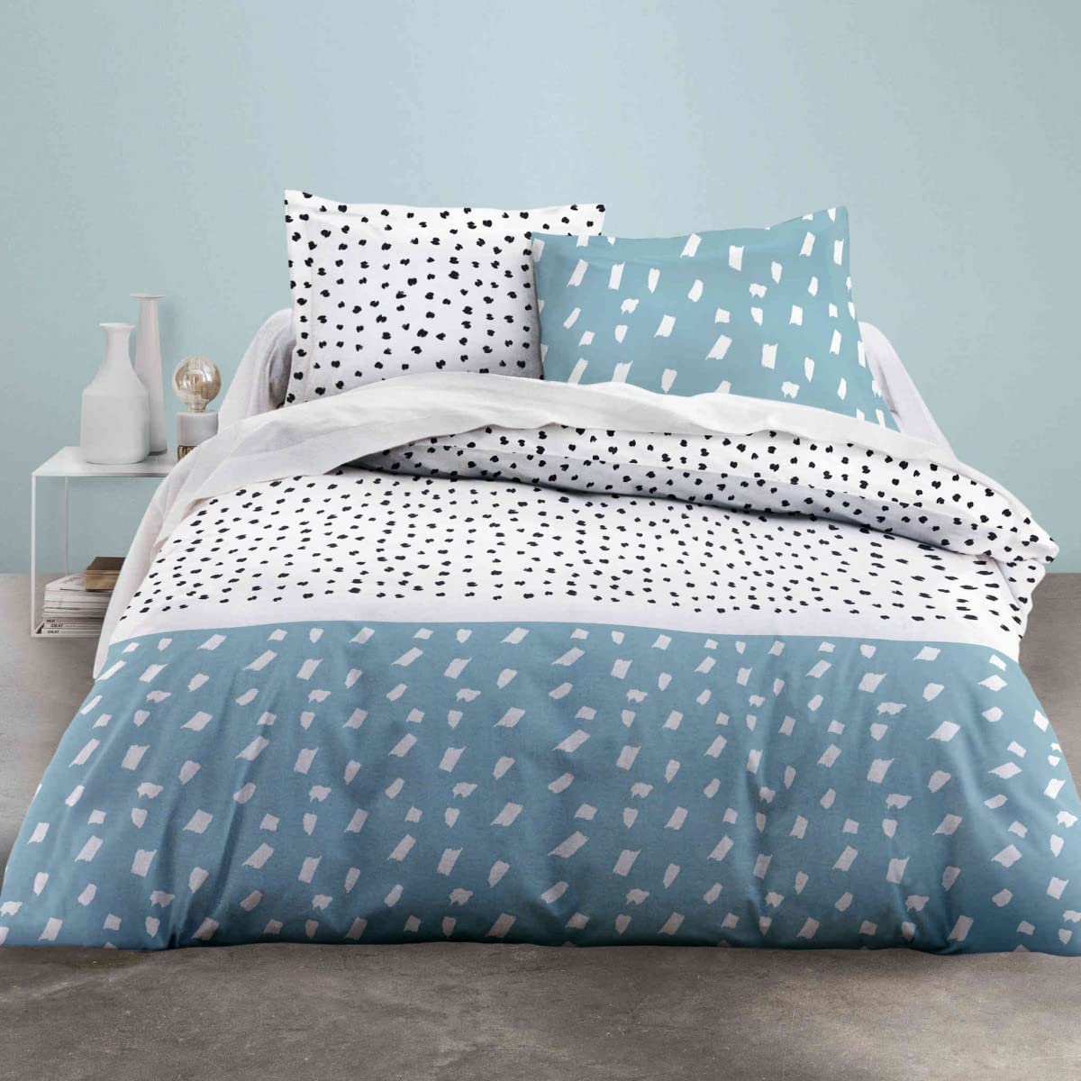 Juego de cama azul TODAY 102556 de 240 x 260 cm para renovar tu habitación este invierno