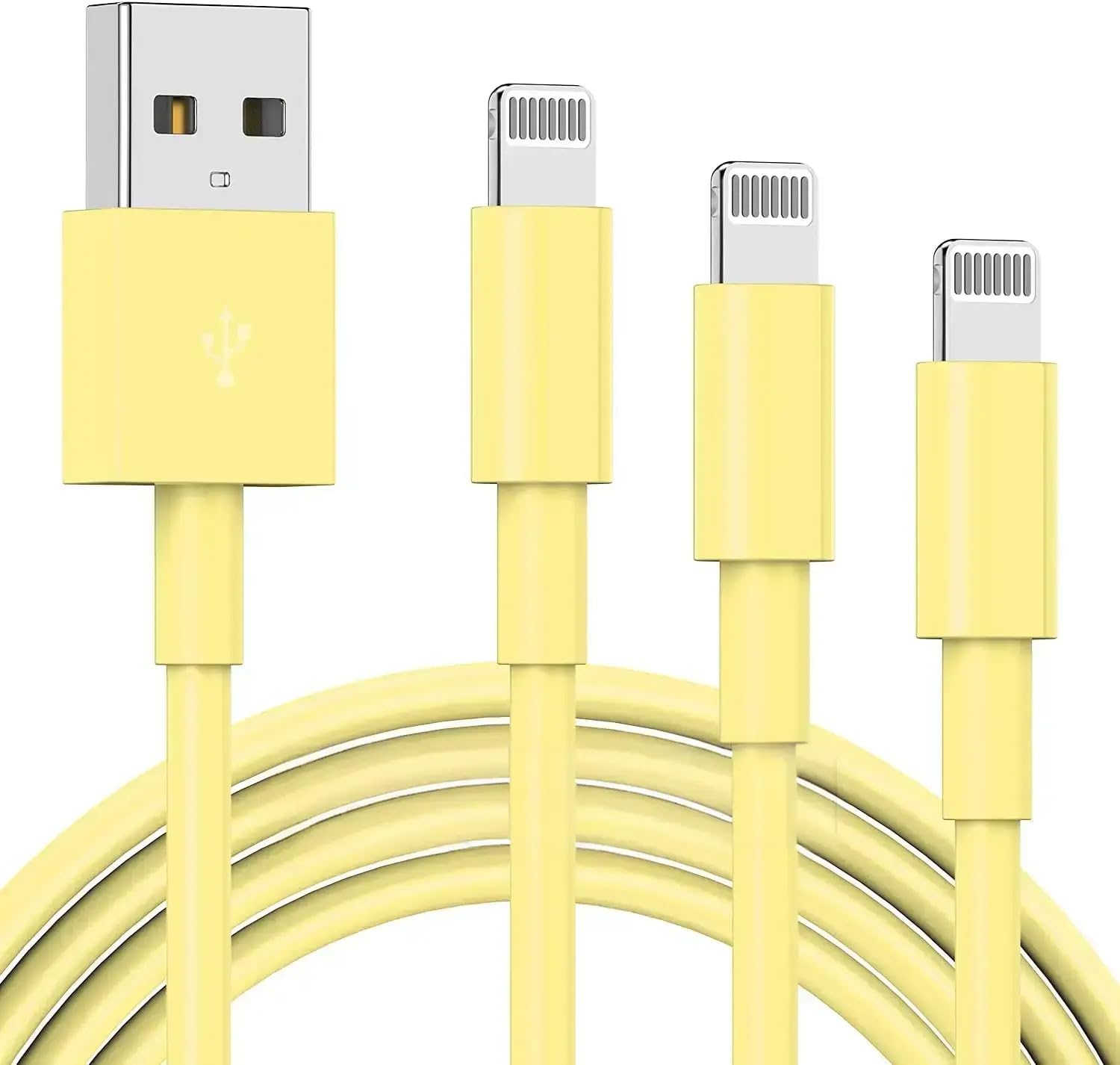 3 Pack Apple MFi Certified iPhone Charger Cable 6ft, Apple Lightning to USB Cable Cord 6 Foot, 2.4A Fast Charging,Apple Phone Long Chargers for iPhone 14/13/12/11/11 Pro/11 Max/X/XS/XR/XS Max/8/7/6 — Amazon image 20