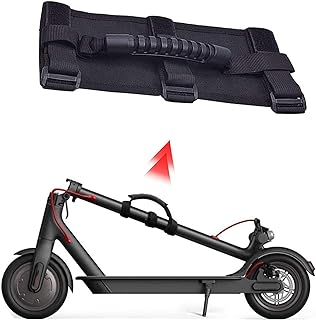 Scooter Carry Strap,Non-Slip Adjustable Electric Scooter Carrying Strap,40lb Load-Bearing Compatible with Segway ES1/ES2/ES3/MAX Mijia M365/M365 Pro, Black, 23CMx7CMx2CM