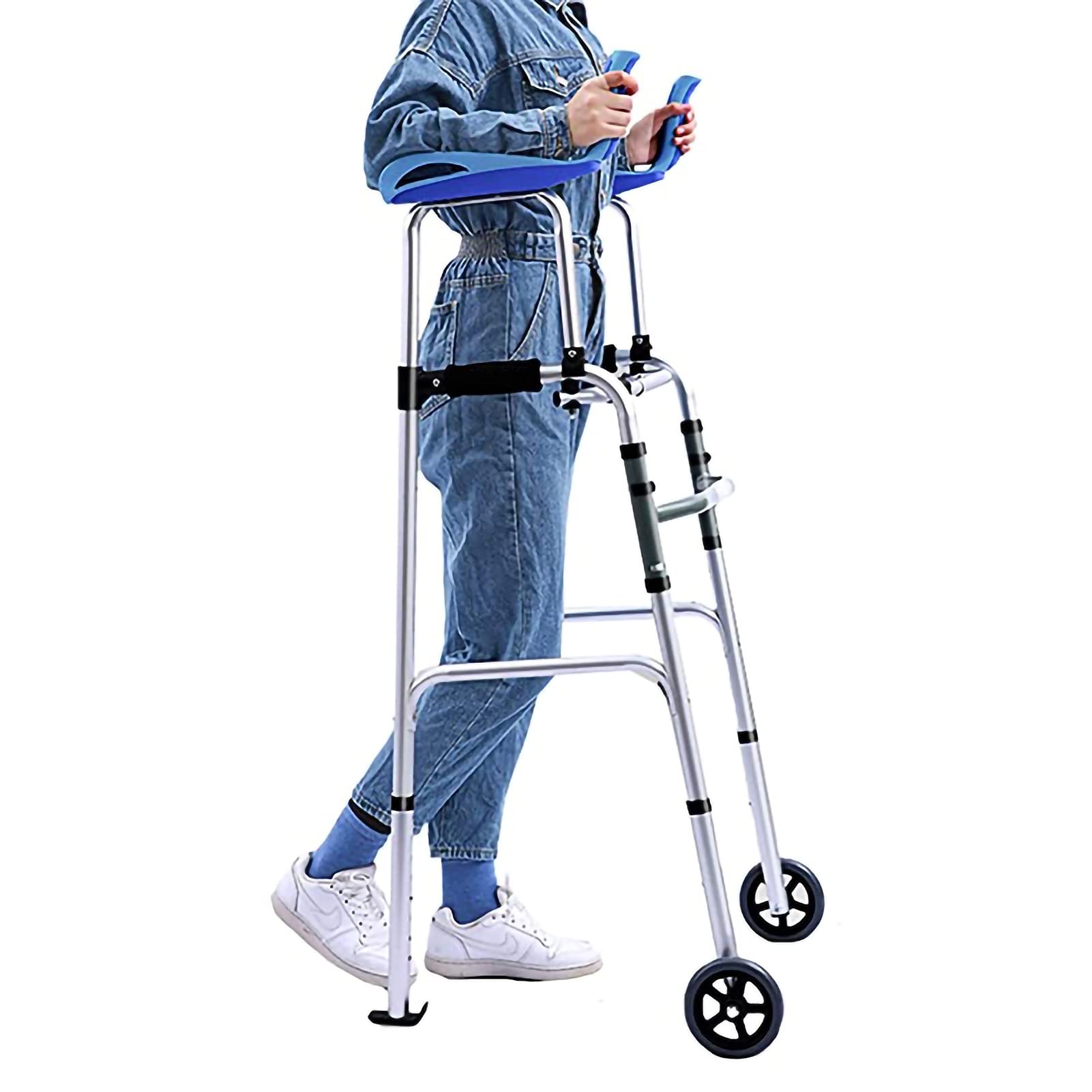 Buy PTY Elderly Rollator Walker Rollator Walker with Forearm Support Heavy Duty, for Adults/6