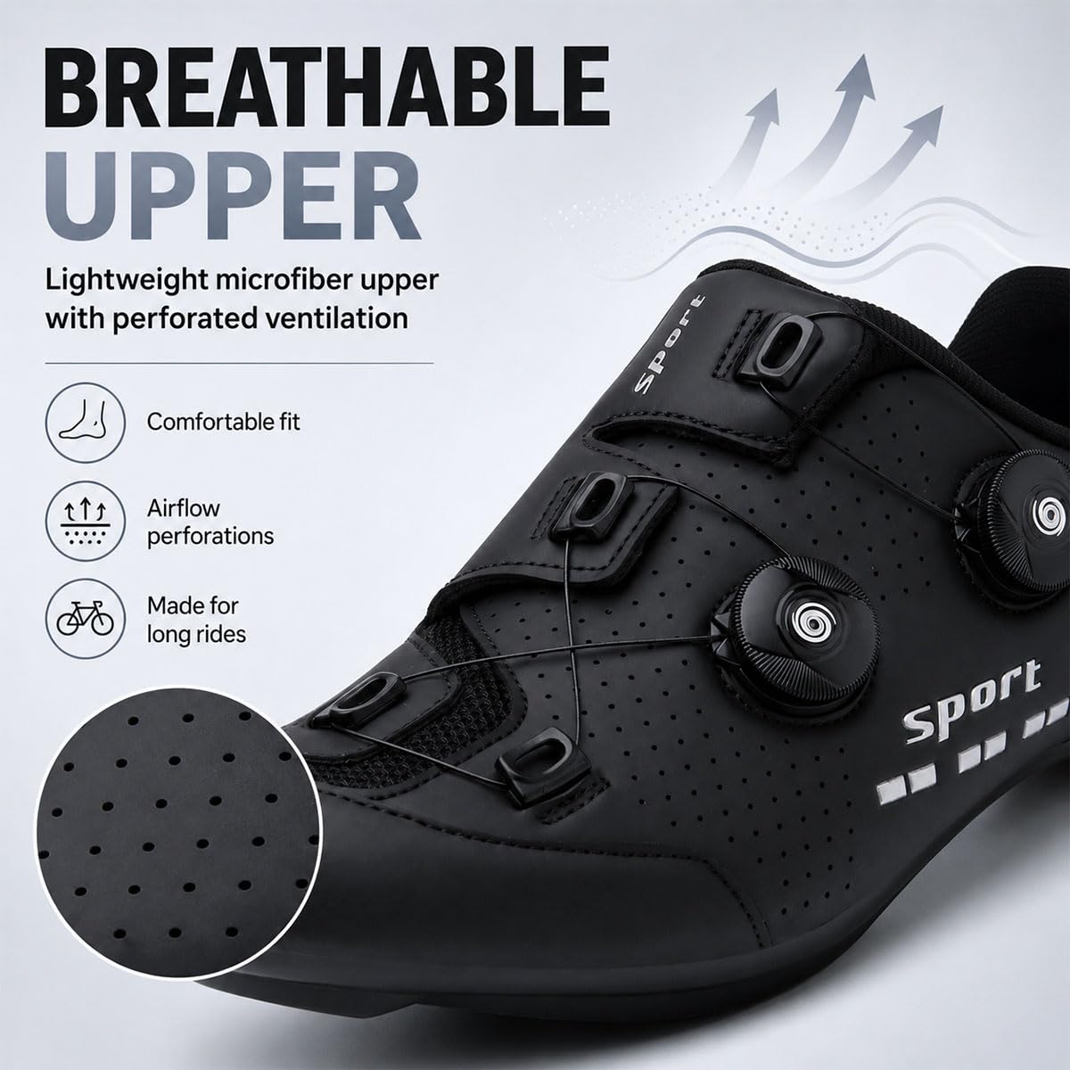 Scarpe MTB Uomo & Donna con Tacchetti - Taglie 36-47 EU