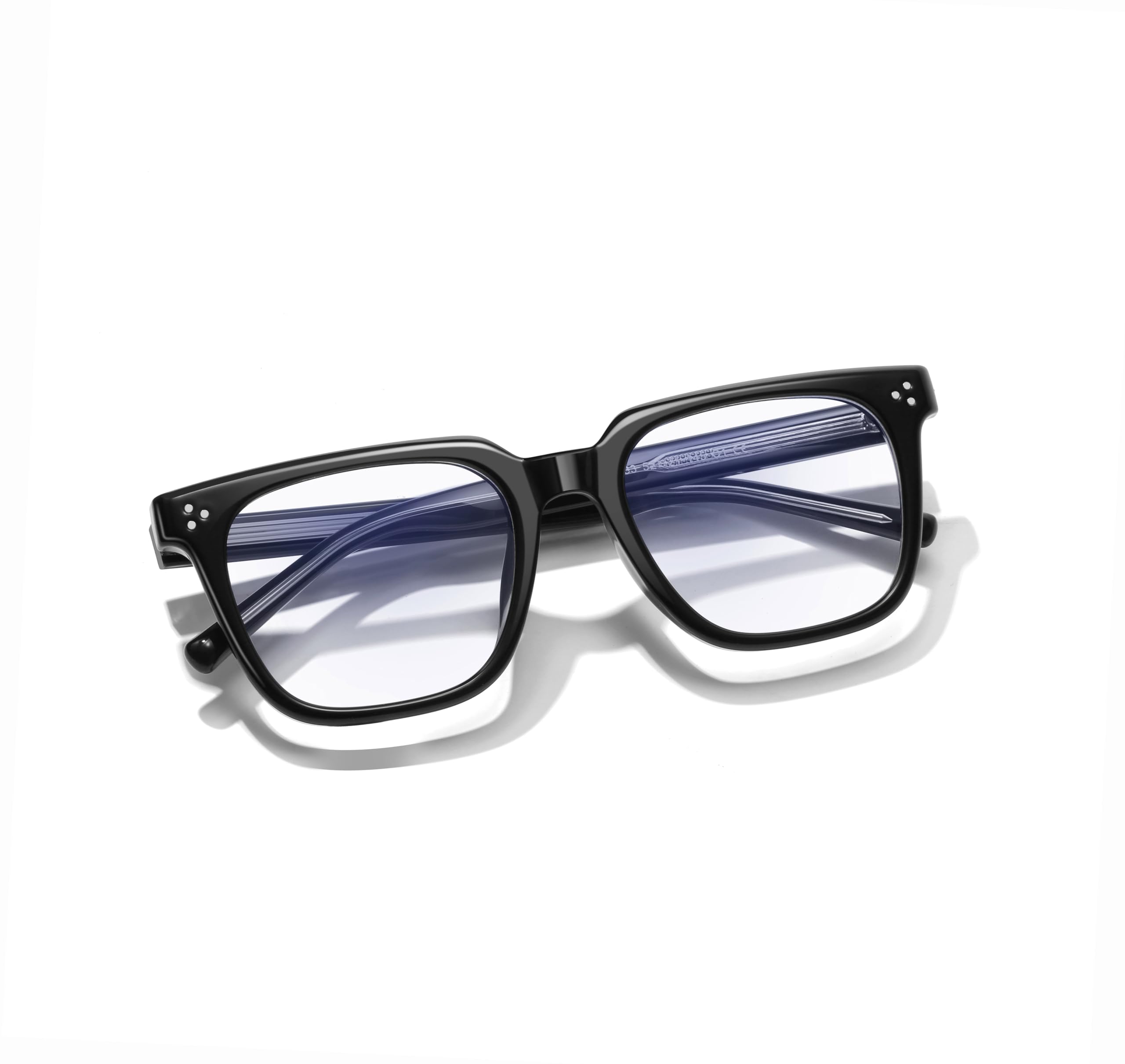 Gafas de luz azul grandes cuadradas para hombre y mujer, a la moda, reduce la fatiga ocular para TV, ordenador y juegos