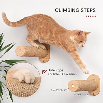Amazon.com: 7 Ruby Road Cat Hammock Wall Mounted Shelf with