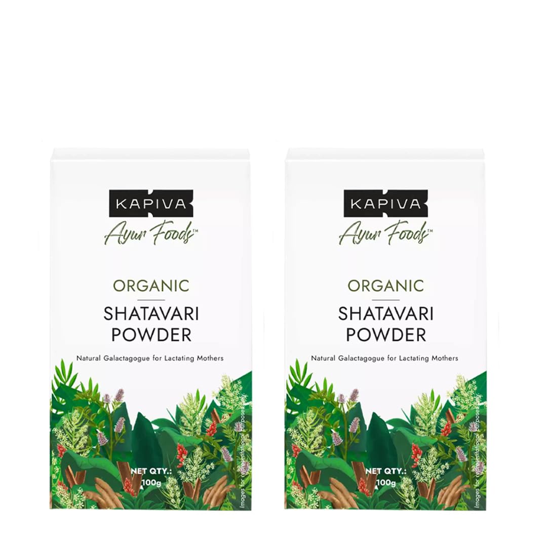 Organic Shatavari Powder 100gms | Promotes Lactation Naturally | Helps Maintain Hormonal Balance | Non GMO Certified (Pack of 2)