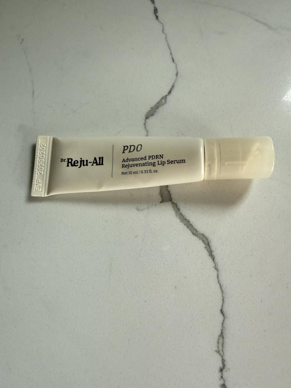 Dr.Reju-All Advanced PDRN Rejuvenating Lip Serum – Hydrating Lip Balm with Lipozip PDRN for Glowy, Dewy Lips – Gentle Exfoliating & Smoothing Lip Moisturizer – Hibiscus & Lactic Acid – 0.3 Fl Oz