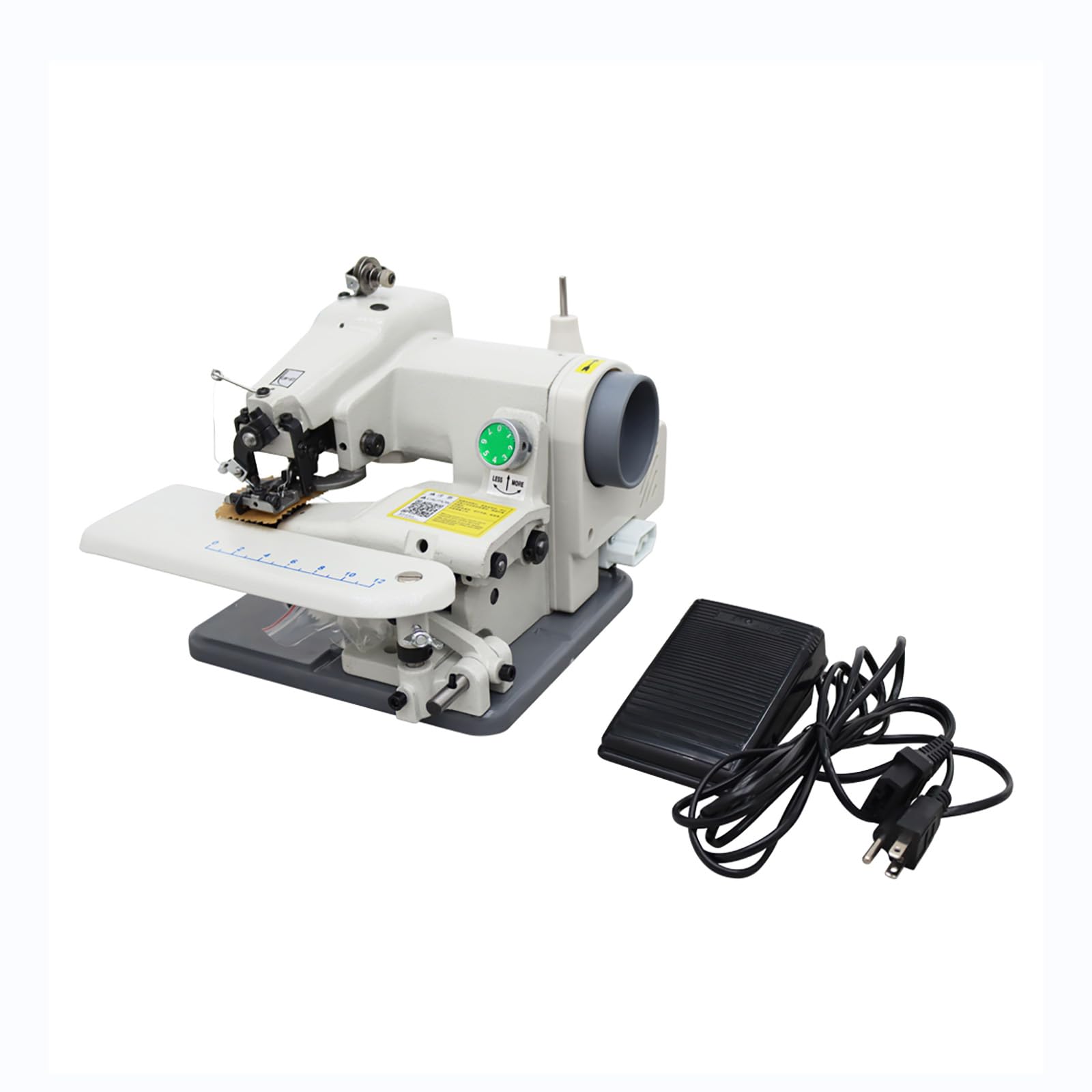 Máquina de costura de puntada invisible, máquina para dobladillos ocultos, remalladora de sobremesa y máquina portátil para jeans y faldas – Ideal para sastrería y arreglos de ropa