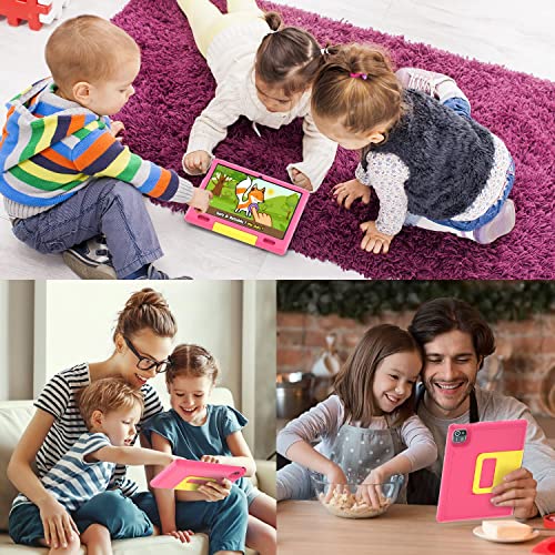 ULIST Kinder Tablet 10 Zoll, Tablet Kinder Android 11, 1280 * 800 HD-Display, 2GB+32GB, Quad Core, WiFi, Bluetooth, 6000 mAh Akku Kids Tablet (Rosa) – Bild 7