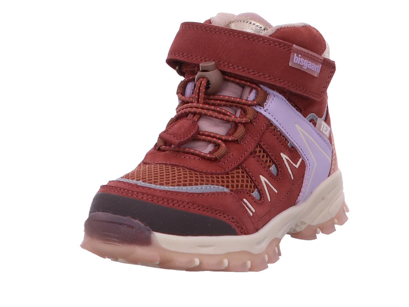Bisgaard Unisex Kid's Madison Tex Sneaker, Burgundy, 11.5 UK Child