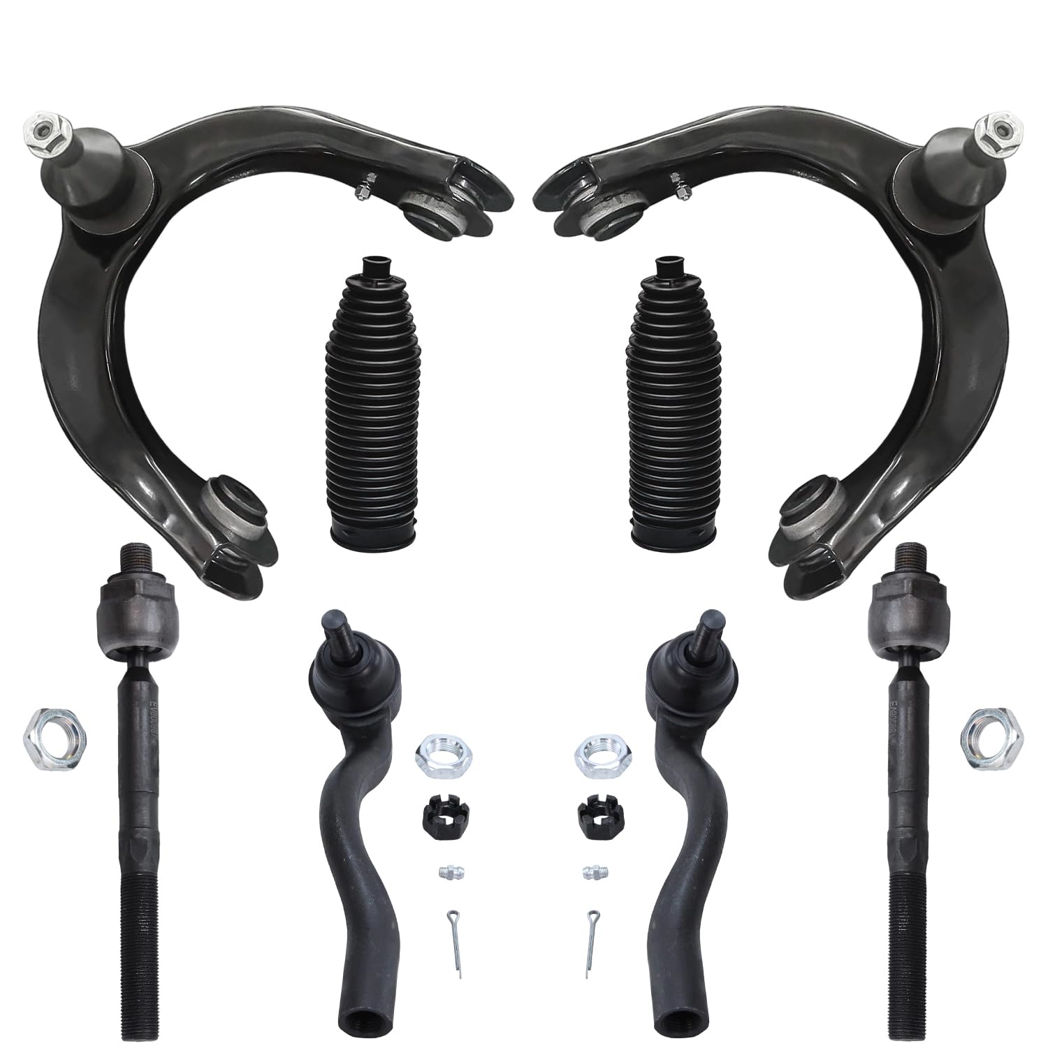 Detroit Axle - 8pc Front End Control Arms Kit for 11-15 Dodge Durango