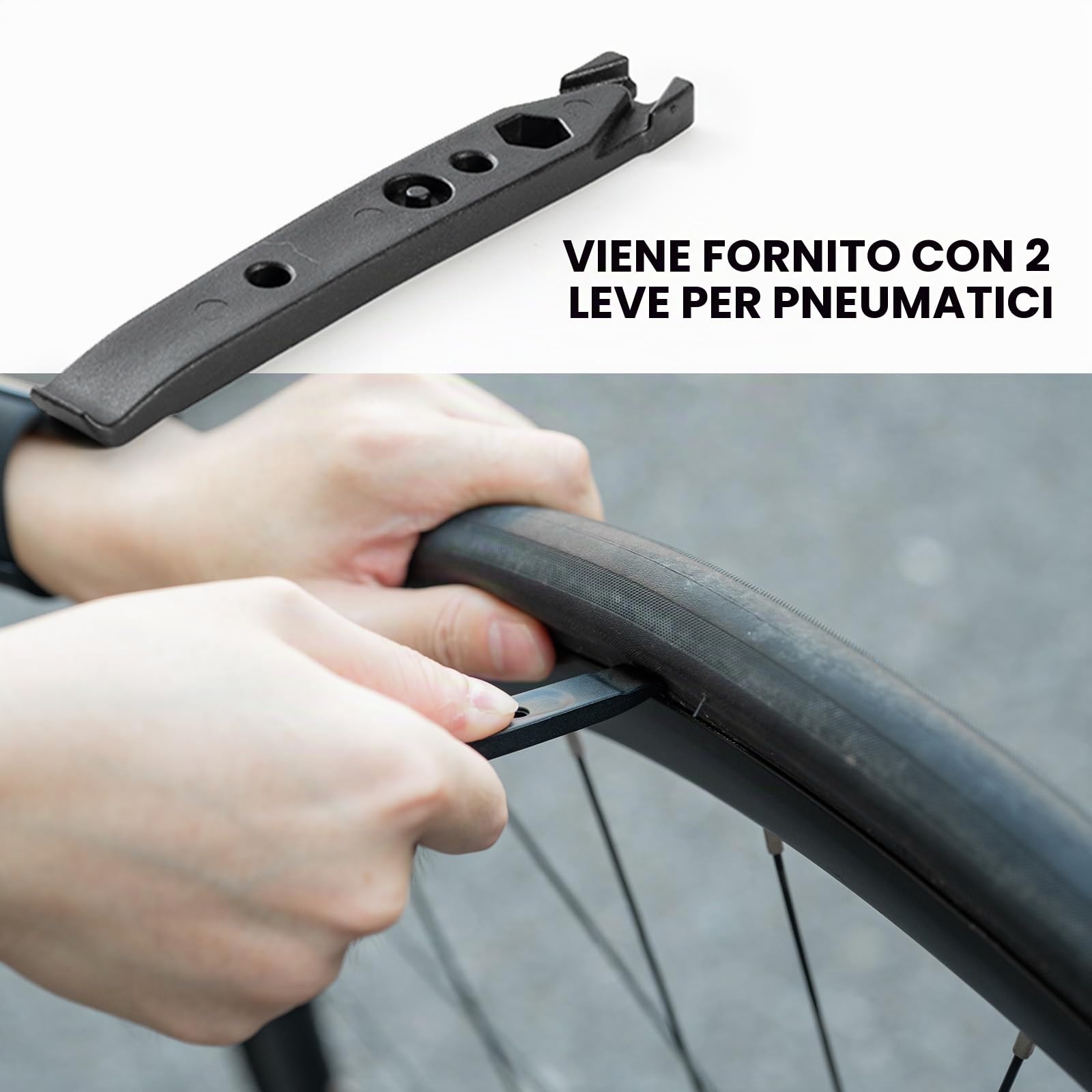 ROCKBROS 10 in 1 Set di Chiavi Dinamometriche, Chiave a Cricchetto Doppia Direzione Regolabile, Attrezzo Multifunzionale Leggero e Compatto, Kit di Riparazione per Bici da Strada, MTB ed E-bike