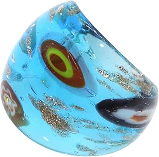 Elegant Ethnic Styles Glass Rings Elegant Handmade Colorful for Everyday Wear and Special Occasions