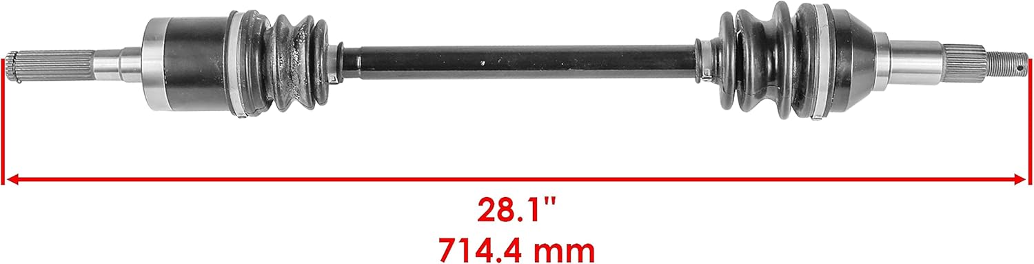 Caltric Front Right and Left Complete Cv Joint Axles Compatible with Can-am Commander 1000 4X4 Ltd X Xt Efi 2011 2012