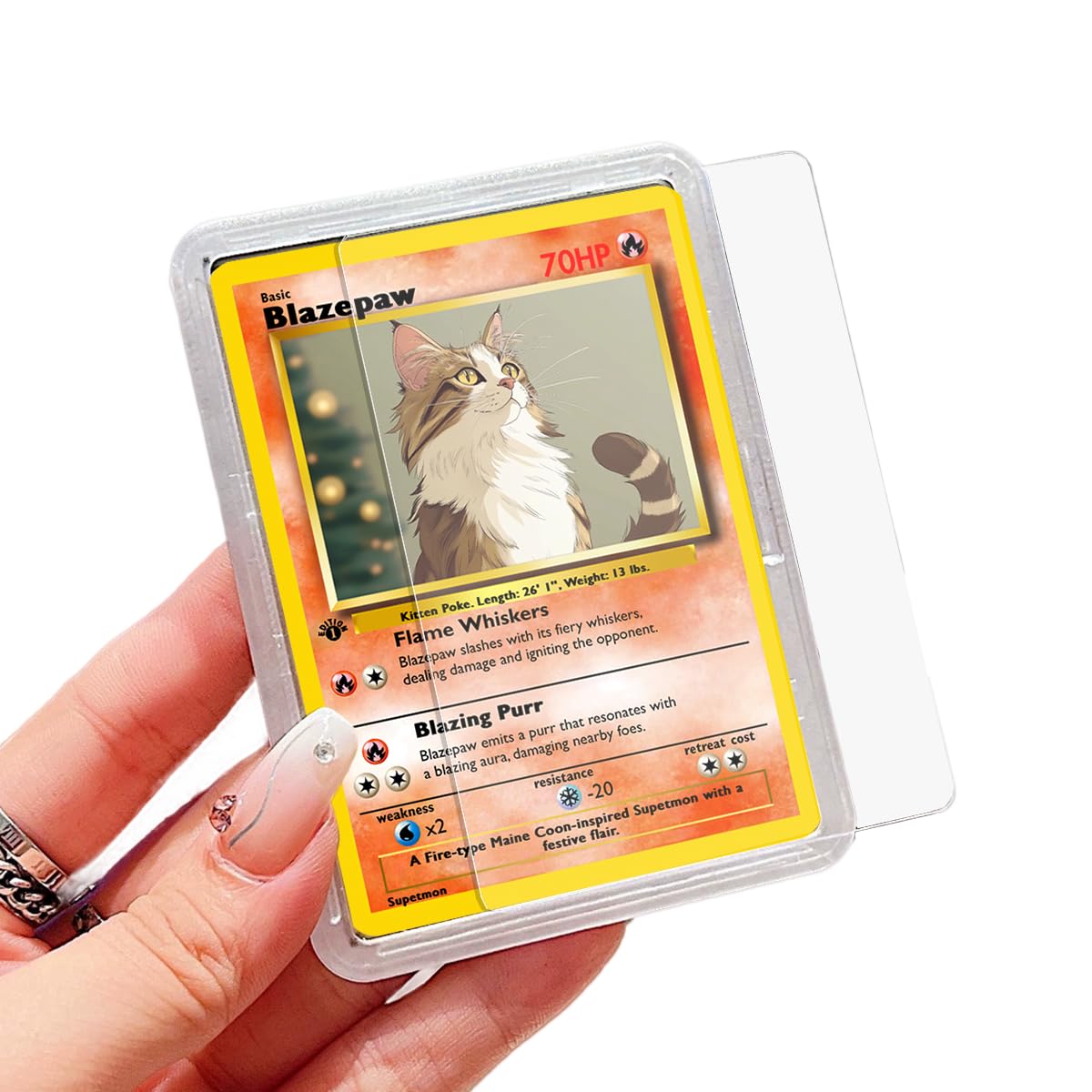 Amazon.com: Magnetic TCG/Photo Display Sleeves Holder Transparent Card  Holder Designed for MagSafe Compatible with iPhone Device