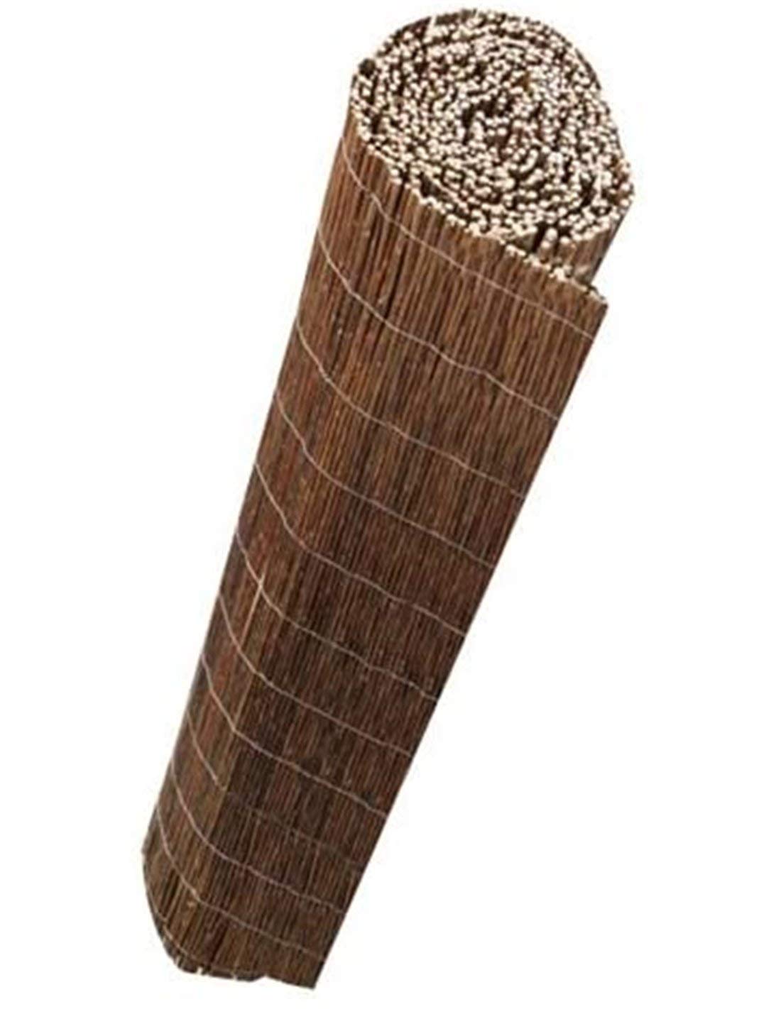 JARDIN202 - Cerramiento de Mimbre Natural Ecológico 80% Ocultación | Valla de Ocultación Decorativa Resistente | Rollo: 2 x 3 metros -