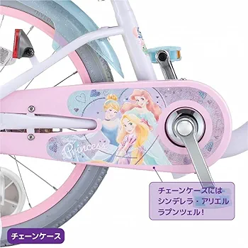 とも　幼児用自転車 プリンセス　18インチ　引き取り限定 18インチ 身長98～131cm 子供用自転車 ディズニープリンセス