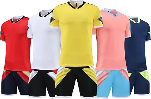 Miniatura 4 de Camiseta de fútbol personalizada para hombres y mujeres, uniformes de fútbol personalizados para niñosadultos con nombre y logotipo del equipo