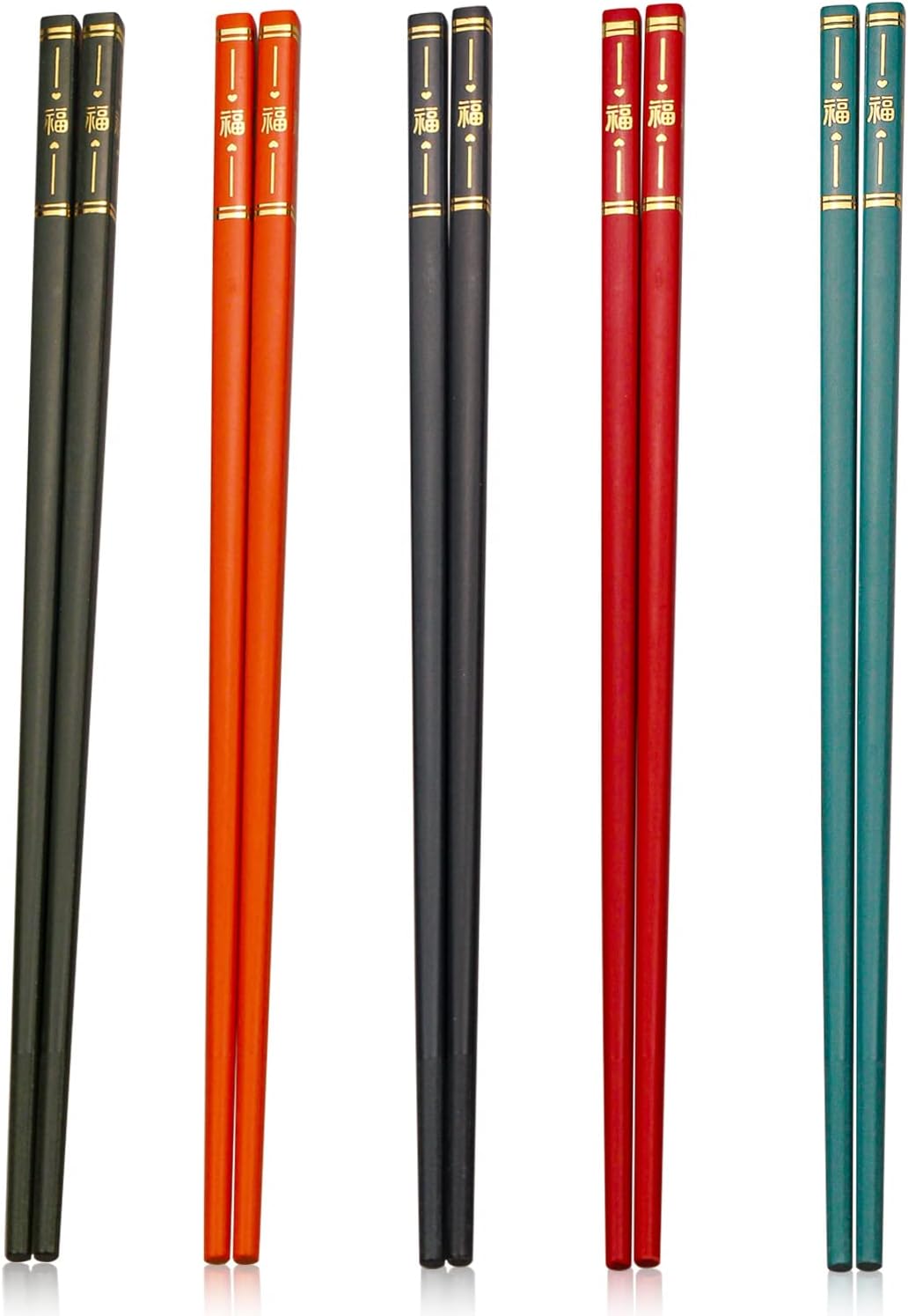 Chopsticks Reusable Chop Sticks Fiberglass Chopstick NonSlip
