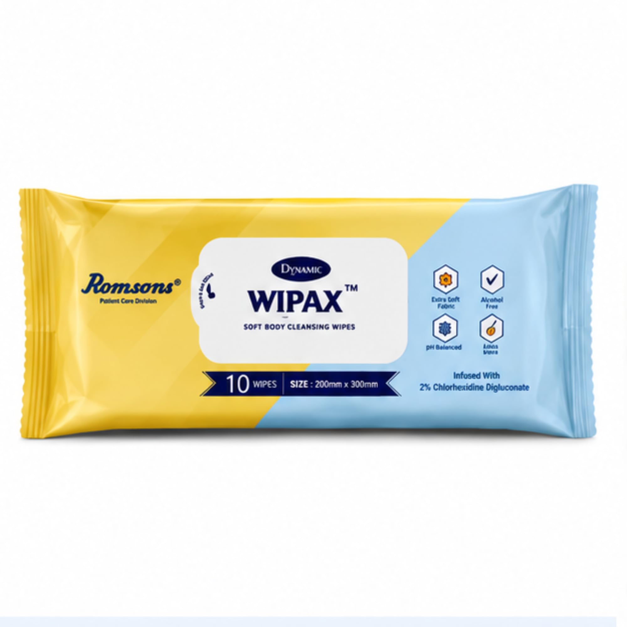 WIPAX Bed Bath Wipes 10 Wipes Each Pack (Towels Size-24Cmx30 Cm) With Aloe vera & Glycerine Refreshing Sponge Bath for Adults | Advanced Germ Protection-image-30