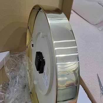 Amazon.co.jp: ローラアシュレイ 壁掛け時計 THE SOHO GOLD