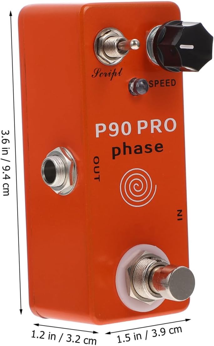 VICASKY Guitar Phase Effector Construction Compact Mini Pedal for Phaser Guitar Effects