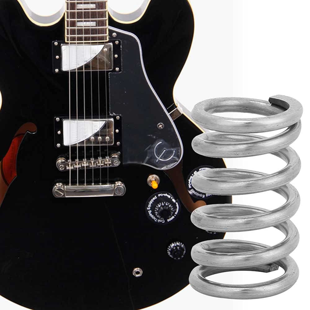 Versatile Electric Guitar Tremolo Spring for - Improve Tune Stability, Tested in Compression and Tensile - Fit for Series Electric Guitar (Silver)