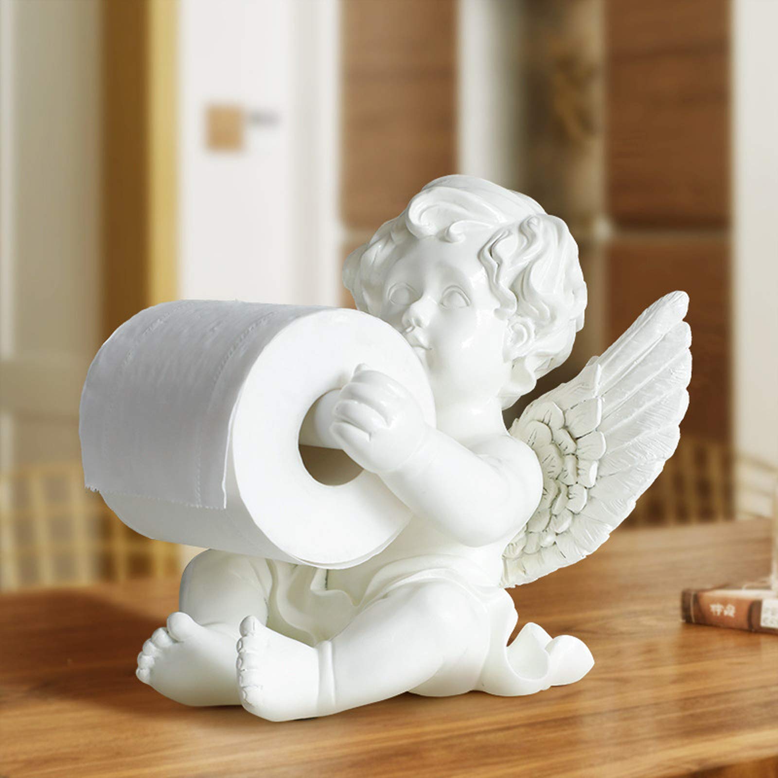 Amazon.co.jp: 絶妙な樹脂トイレットペーパーホルダー漫画、かわいい