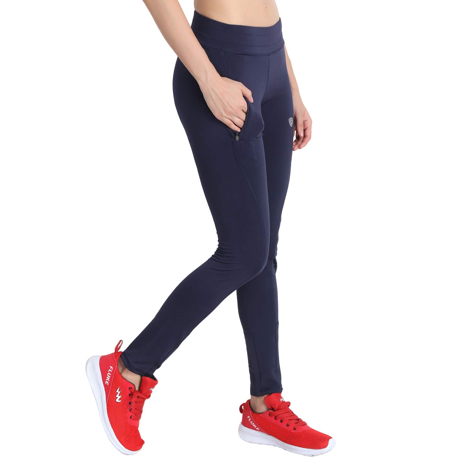 SMARTOTS Woman & Girls Regular Slim Fit Track Pant/Gym Wear/Yoga Pant, WM-5564-NAVYBLUE-M 2