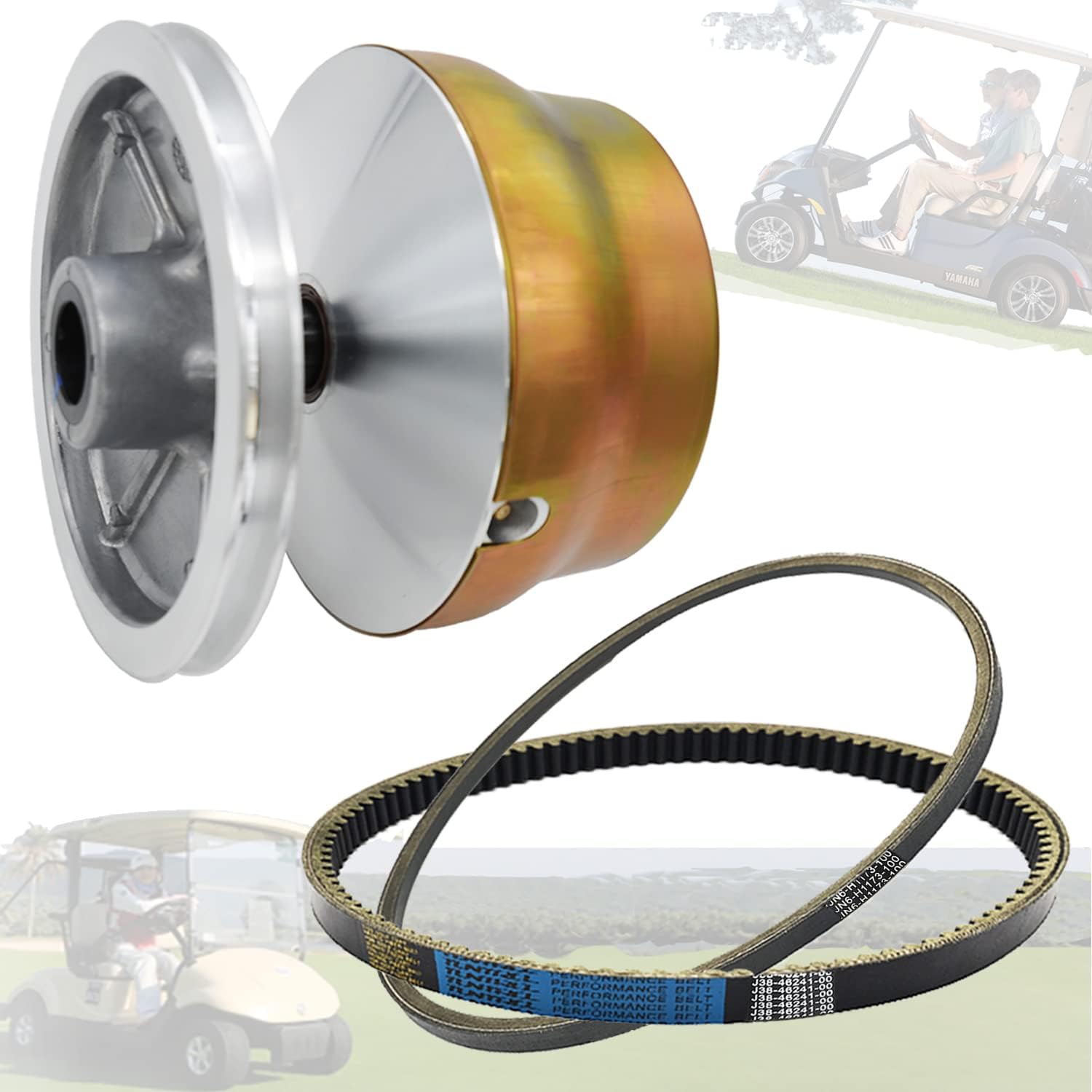 Tuntrol Primary Clutch with Belts for Yamaha G2 G8 G9 G11