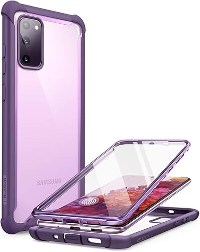 Vista 10 de i-Blason Ares Series - Funda para Samsung Galaxy S20 FE 5G Negro