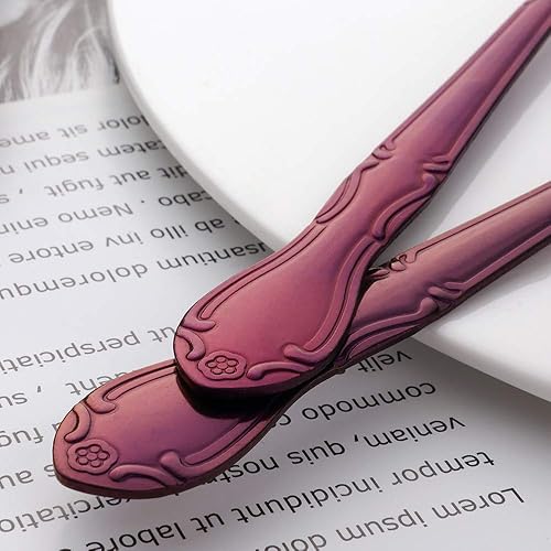 Miniatura 256 de Juego de 12 cucharas de café, mini cucharas de café, cucharas de espresso de acero inoxidable, cucharas pequeñas para postre, té, aperitivo, 4.6