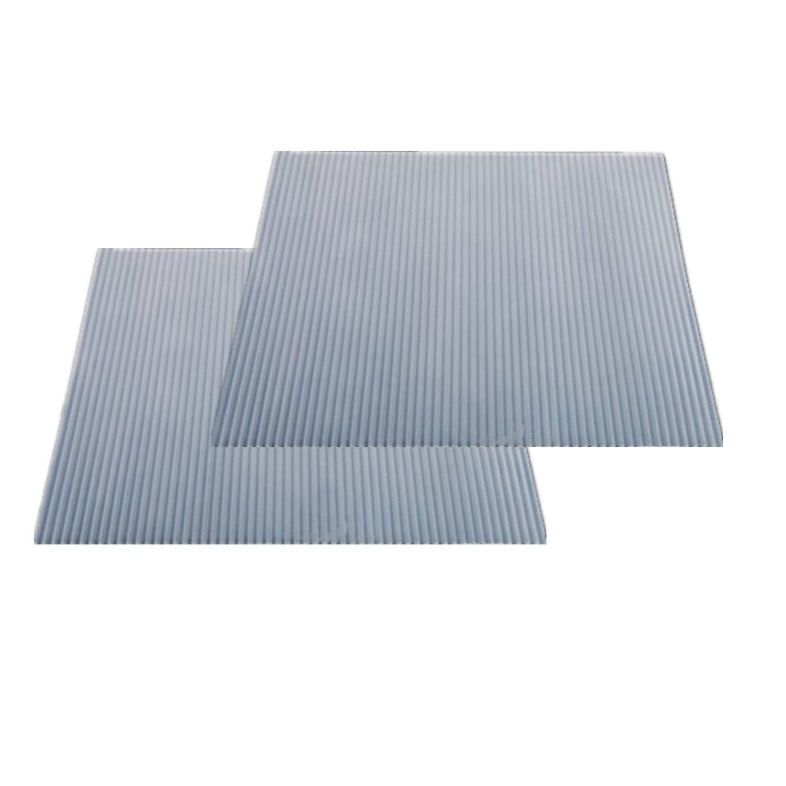 2 Piezas Sushi Roller Mat Silicona, Esterilla De Silicona para enrollar sushi Reutilizable Sushi Mat Esterilla Sushi Lavable Antiadherente Rolling Mat para Cocina Casera Esterilla Japonesa Para Sushi