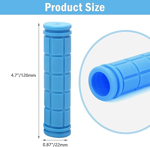 Miniatura 51 de Coolrunner Agarres de manillar de bicicleta, empuñaduras de bicicleta para niños y niñas, agarre de goma antideslizante para scooter Cruiser Seadoo