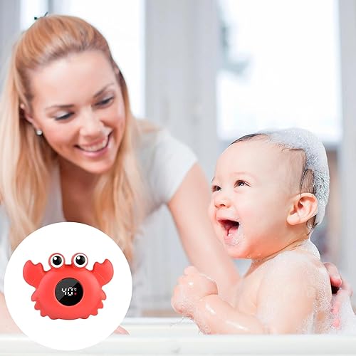 Miniatura 3 de Generic Digital Bath Thermometer, Floating Crab, Instant Read, Waterproof Design, Safe for Babies