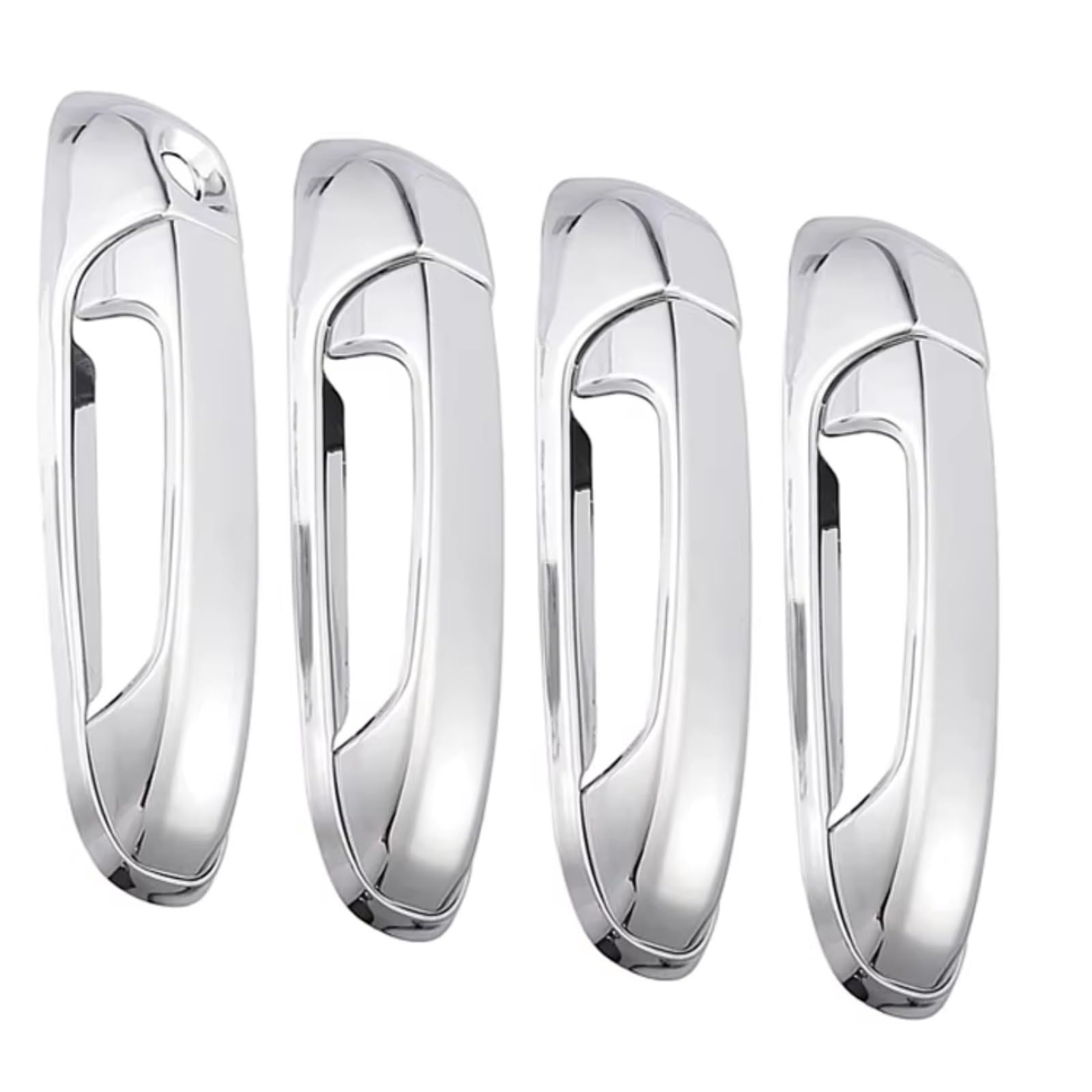 Qdzvalumv One Color Car Door Handles Cover Shell Compatible With Jeep For Grand For Cherokee 1999-2004 For Liberty 2002-2007 Car Door Handle Cover Trim Protector Set