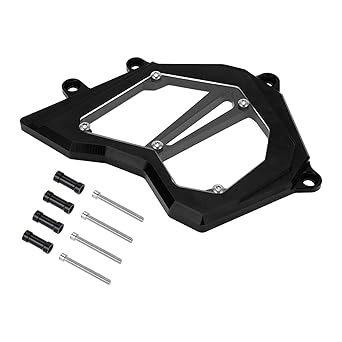 Front Sprocket Guard, High Strength Chain Guide Protector Impact Resistance Long Durability Colorfast for Motorcycle Replacement for ZX10R 2011-2017(black)