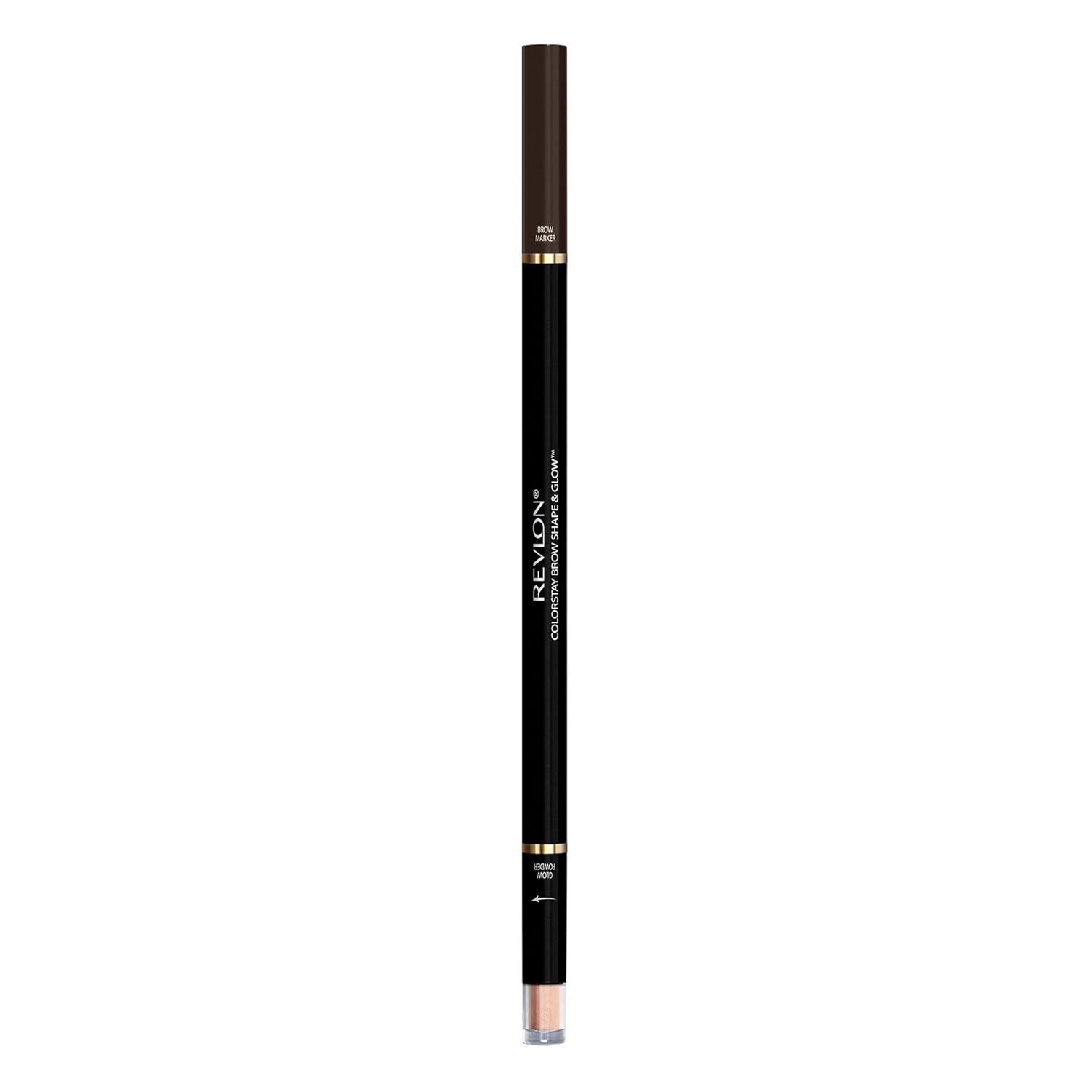 Revlon Colorstay Shape & Glow Eye Brow Marker and Highlighter, Soft Black, 0.02 Oz (Marker), 0.008 Oz (Highlighter) Revlon Colorstay Shape & Glow Eye Brow Marker and Highlighter, Soft Black, 0.02 Oz (Marker), 0.008 Oz (Highlighter)