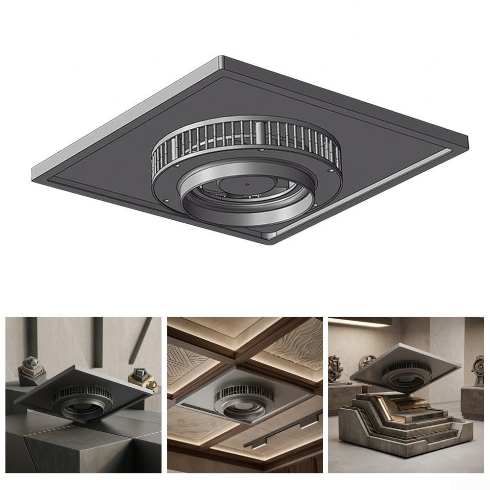 Ventola di scarico solare 12 W IP65 per serra capannoni (15 W) | 12 W di potenza, rimuove l'aria calda, fornisce aria fresca, ideale per serre, capannoni, pollaio