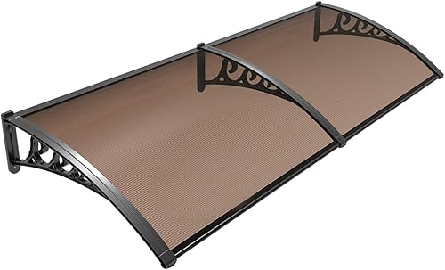 Toldo de ventana para puerta delantera, toldo de muebles de jardín, protección contra la lluvia UV, lámina hueca de policarbonato de una pieza, disponible en Yaxa Peru